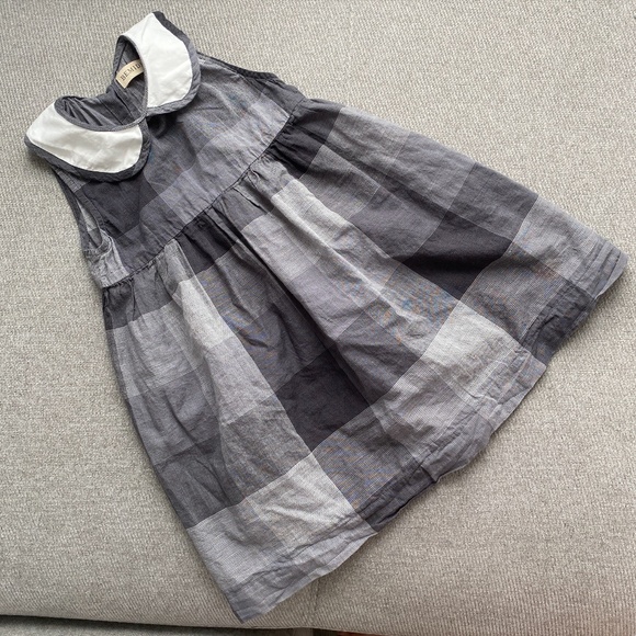 Gray Plaid Dress - Picture 1 of 3